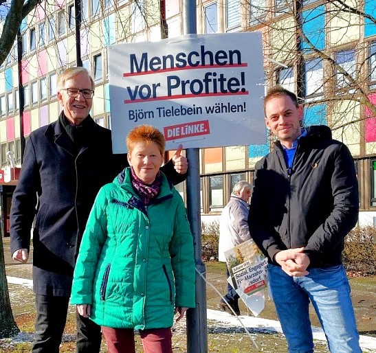 Wahlkampf in Marzahn; Foto: privat