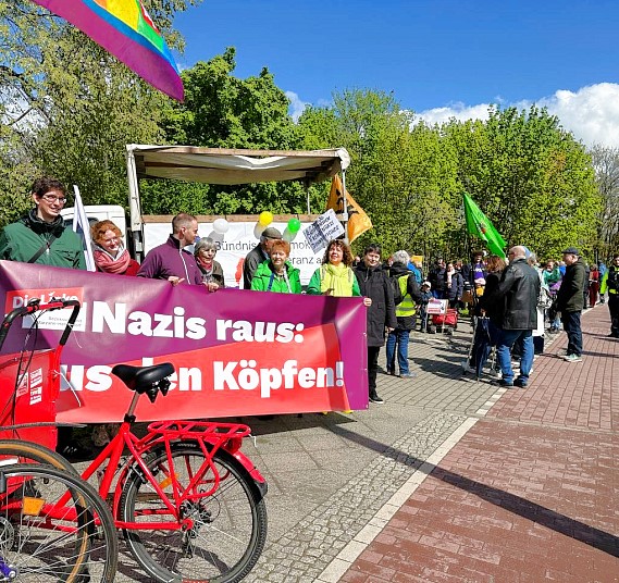 Demonstration des Bündnisses für Demokratie und Toleranz; Foto: Heidi Wagner
