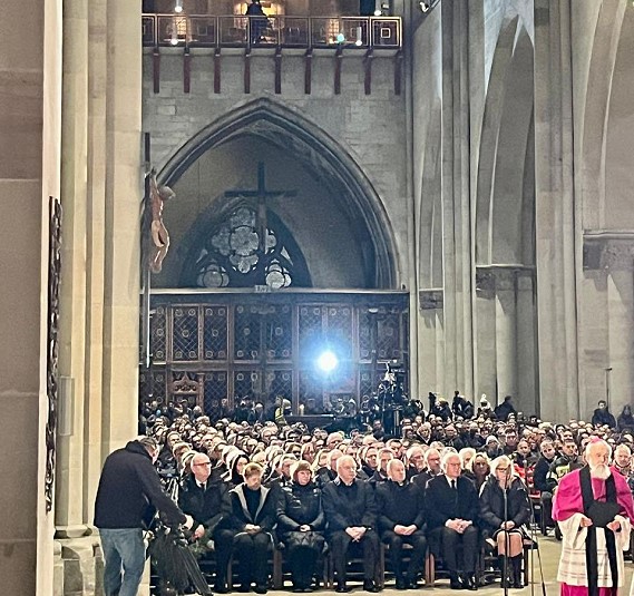 Gedenken an die Opfer des Anschlages auf dem Weihnachtsmarkt; Foto: privat