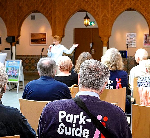 Park-Guides in den Gärten der Welt; Foto: privat