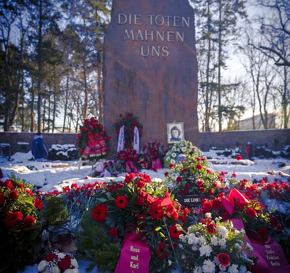 Luxemburg-Liebknecht-Gedenken 2026; Foto: Die Linke